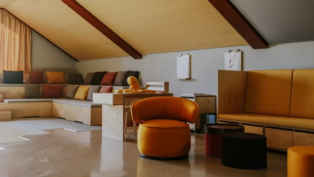 Die Chill-Area und Kreativecke im Treffpunkt 360