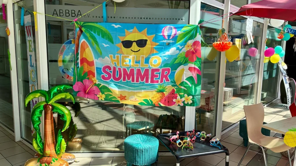 Bunte Deko für das Sommerfest