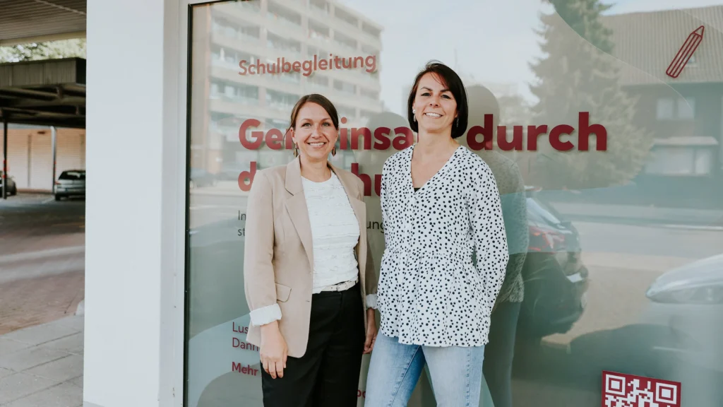 Gemeinsam durch den Schultag. Anne Rüben arbeitet als Schulbegleitung in Herzogenrath